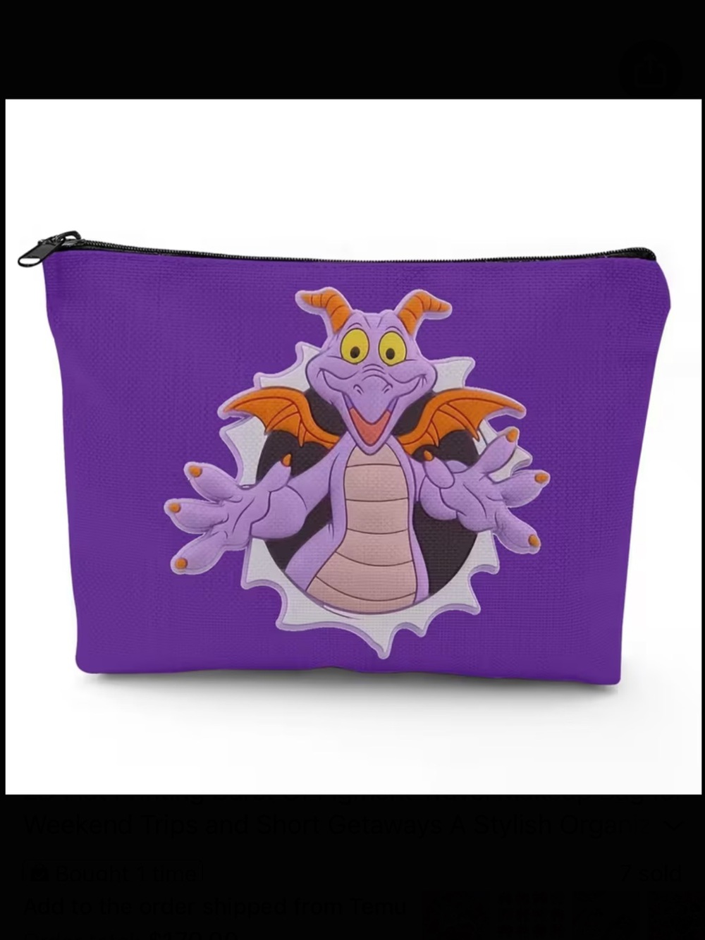 Figment Makeup Bag